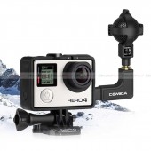 ไมค์กล้อง GoPro 3,3+,4,5 ไมค์สเตอริโอ ออกแบบมาให้ลดเสียงรบกวนได้อย่างดี