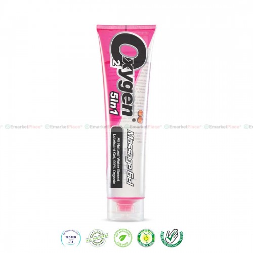 Oxygen Massage Gel 5in1 กลิ่นเชอร์รี่ หอมสดชื่น ให้คุณลื่นนานกว่า คุณภาพเยี่ยม (160ML.)